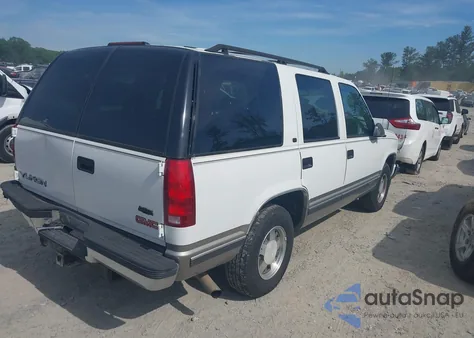 1999 GMC Yukon Slt из США, поврежденный, VIN 1GKEC13R8XJ738201